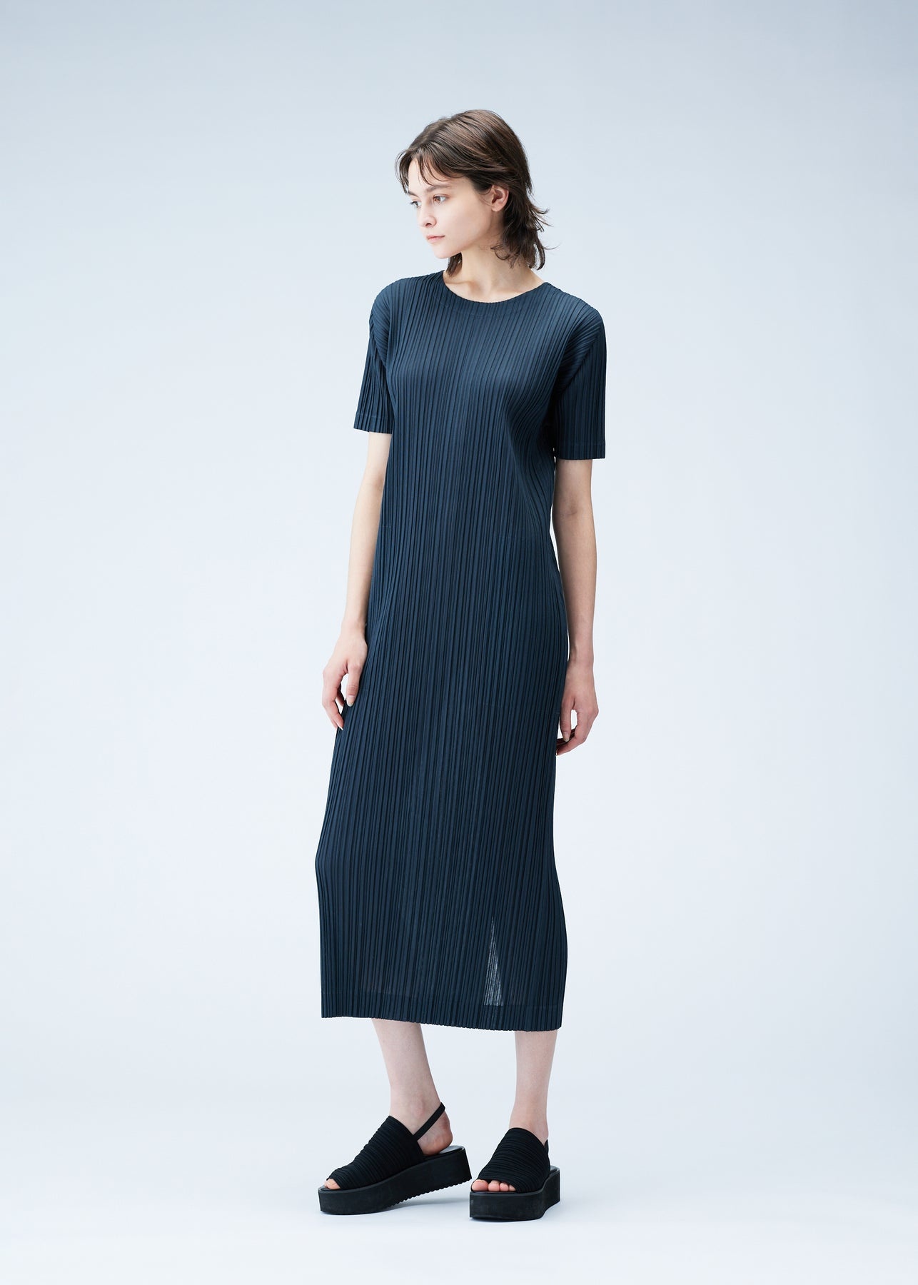 RAMIE PLEATS DRESS - 3