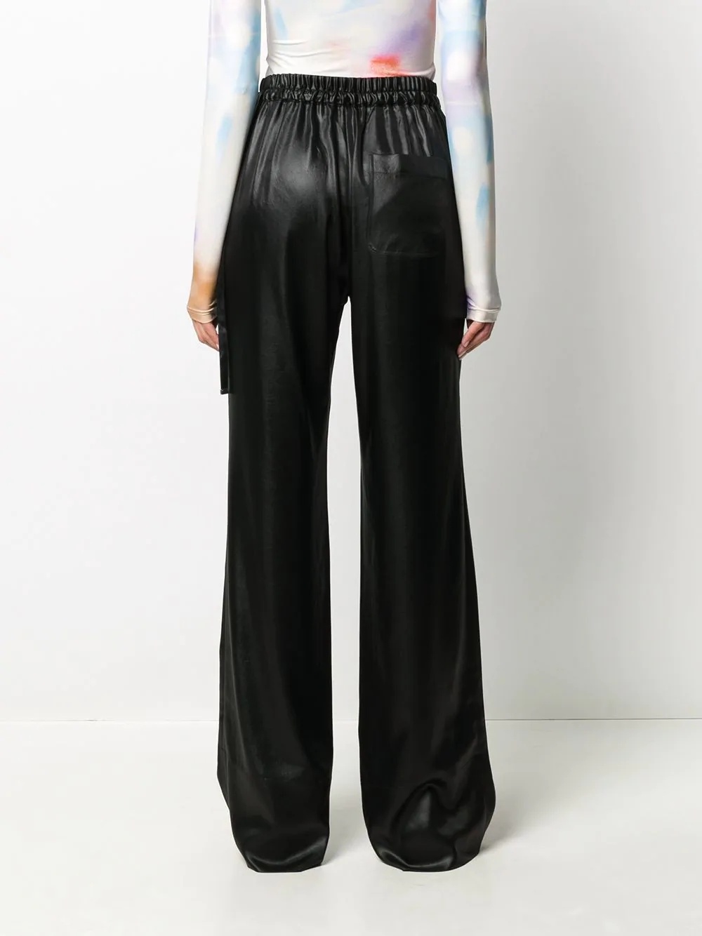 faux leather trousers - 4