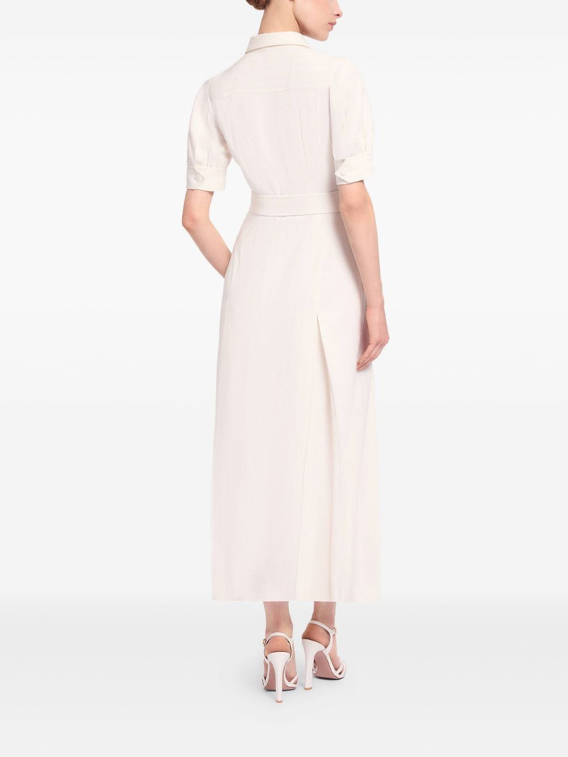 embellished pinstripe midi dress 3