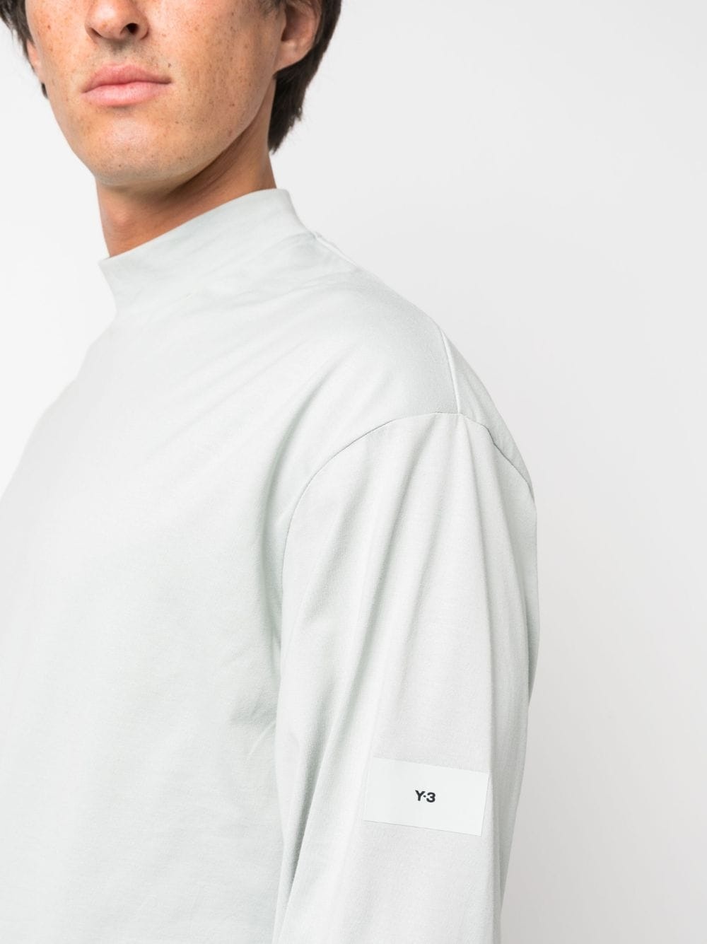 logo-patch cotton T-shirt - 5
