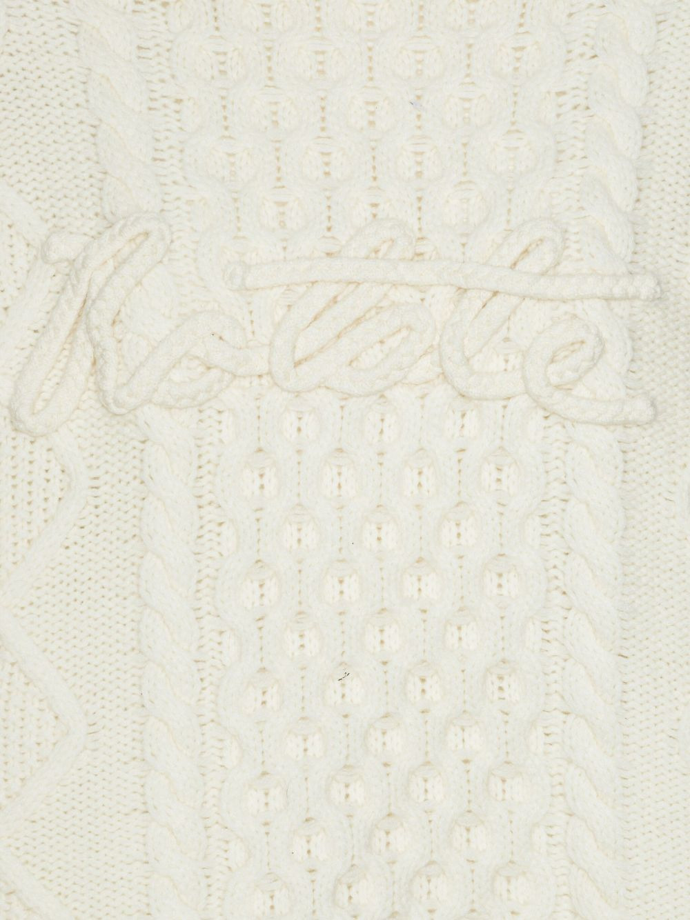 cable-knit crew-neck sweater - 5