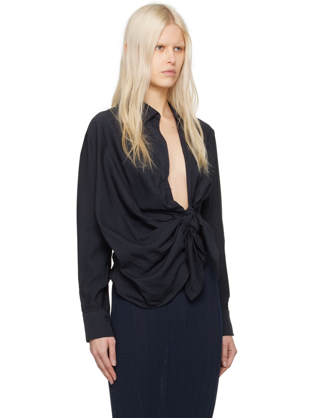 Navy 'La Chemise Bahia' Shirt - 2
