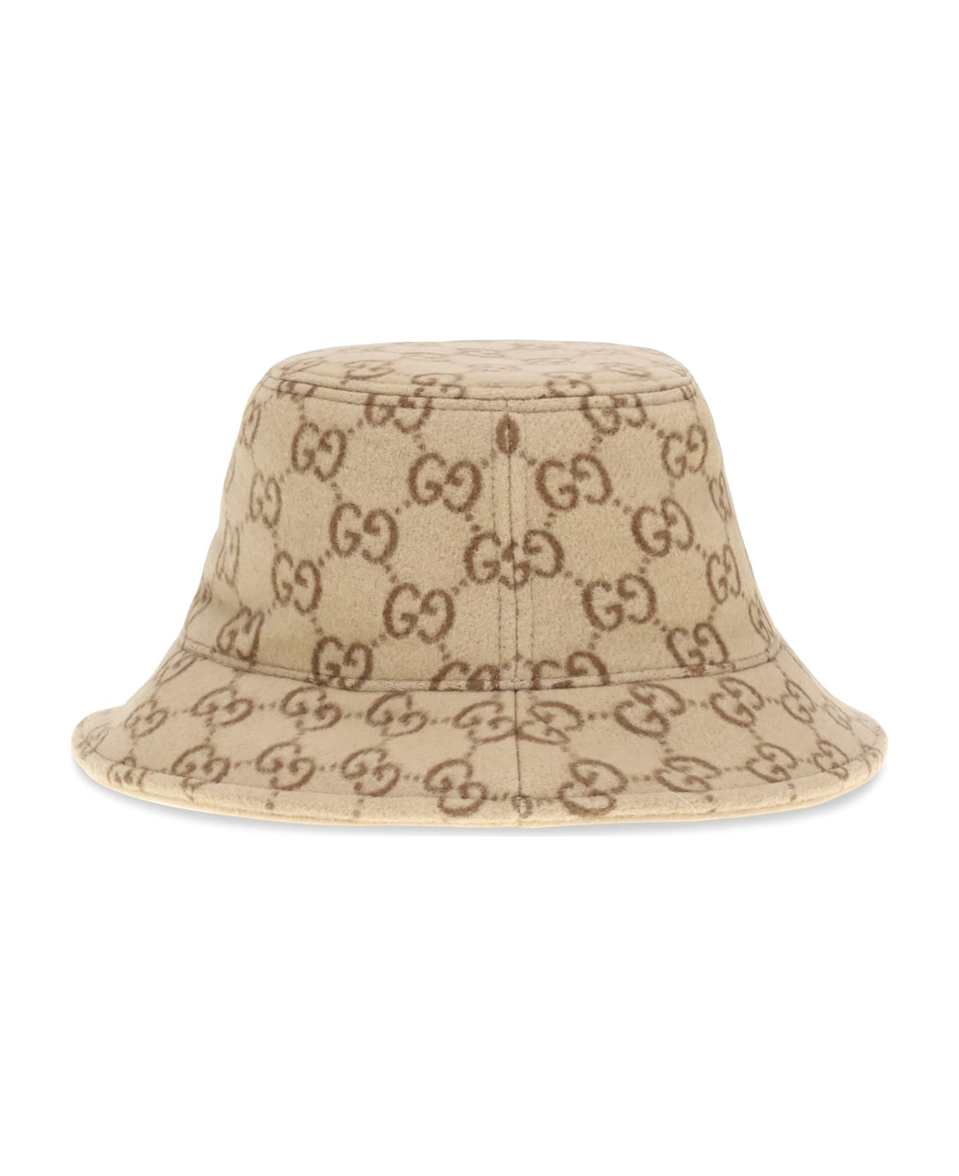 Gg Jacquard Wool Bucket Hat - 2