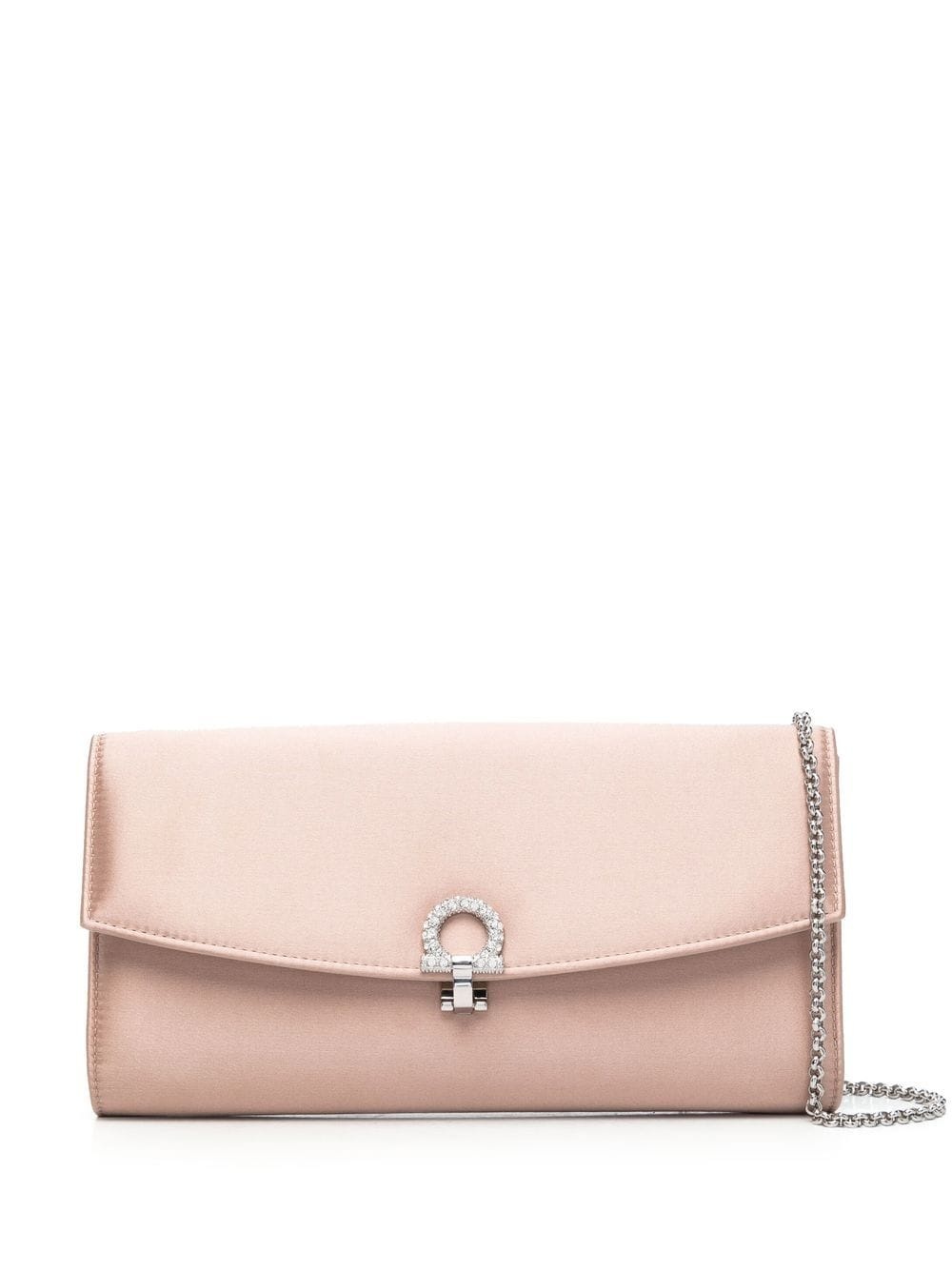 Gancini clasp clutch bag - 1