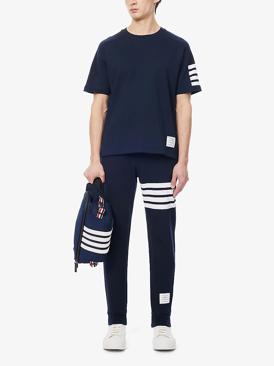 Thom Browne 4-Bar short-sleeve T-shirt | REVERSIBLE