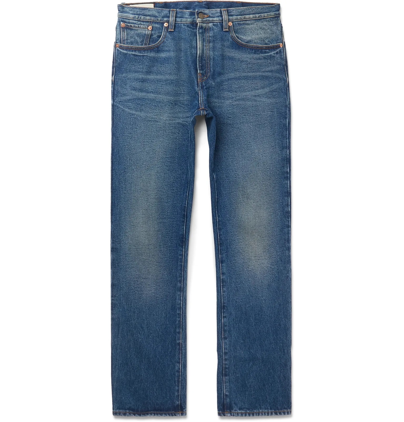 Washed-Denim Jeans - 1