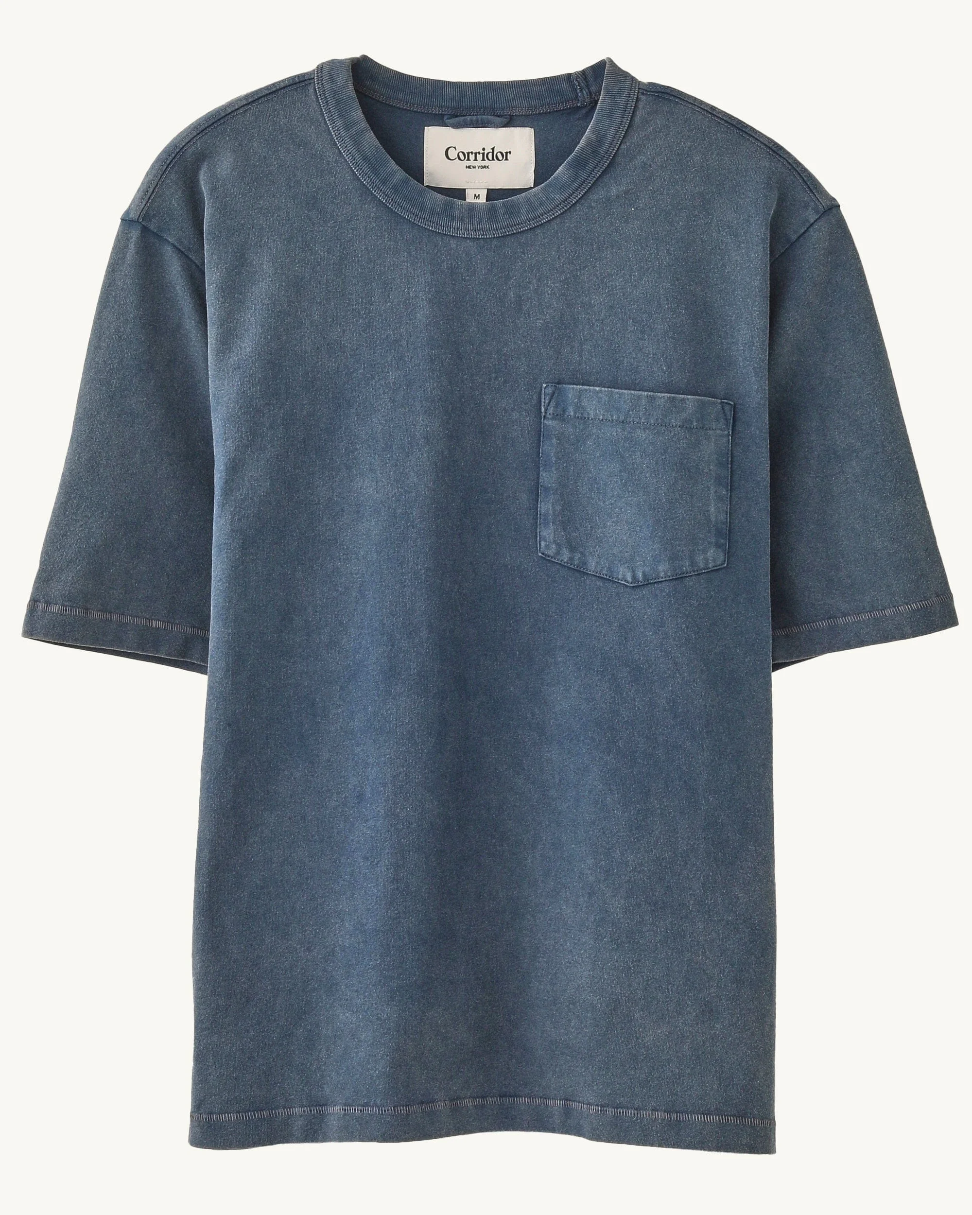 GARMENT DYE TEE - NAVY - 1