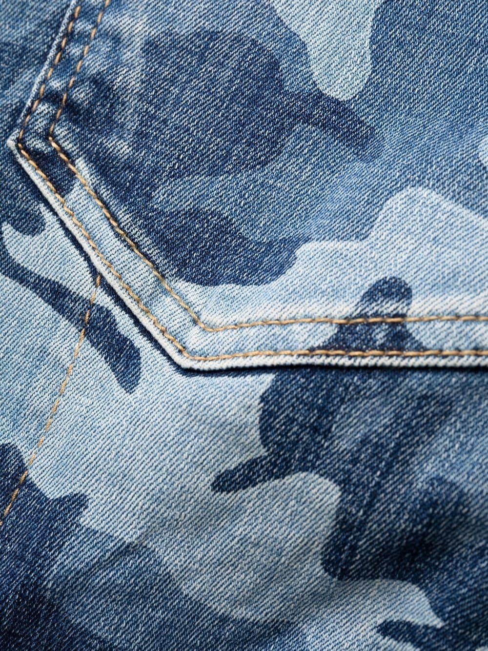 camouflage-print jeans - 7