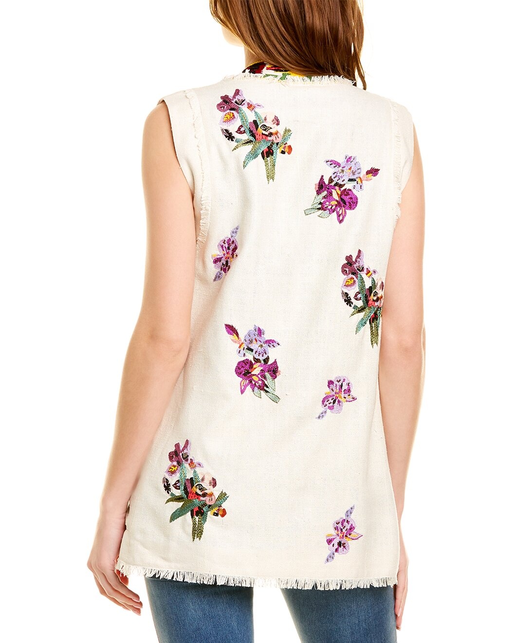 Etro Embroidered Silk Vest - 2