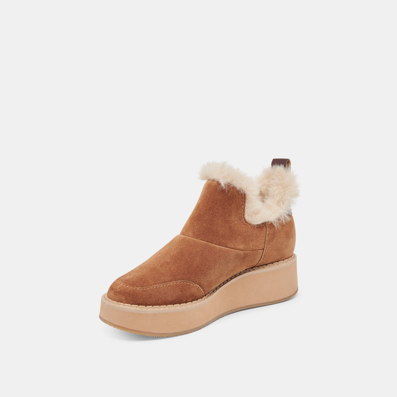 ARDY PLUSH H2O BOOTIES PECAN SUEDE 4