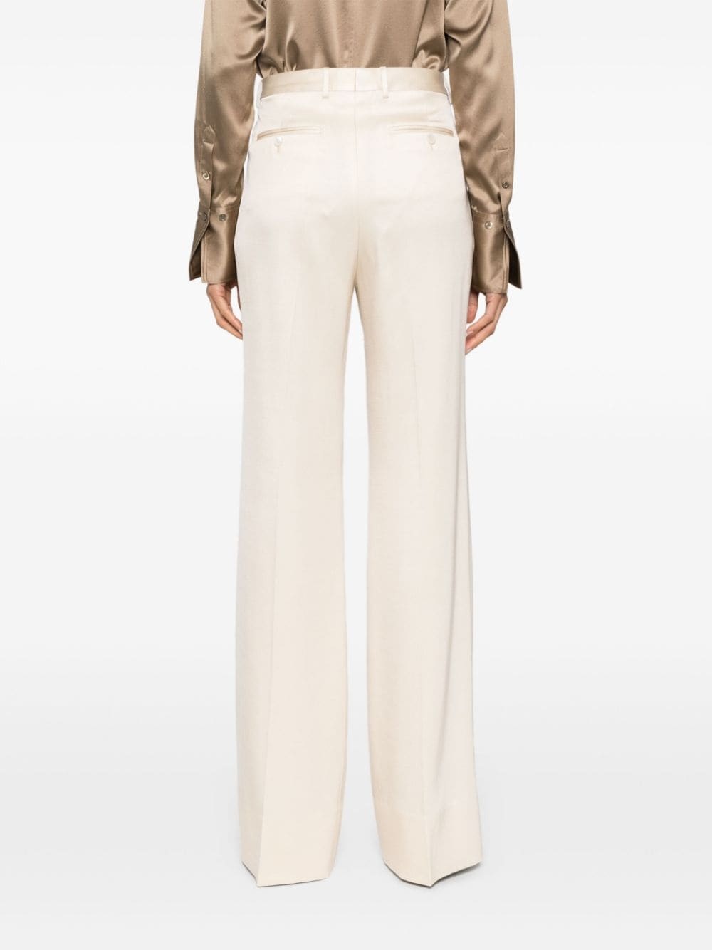 twill tailored trousers - 4