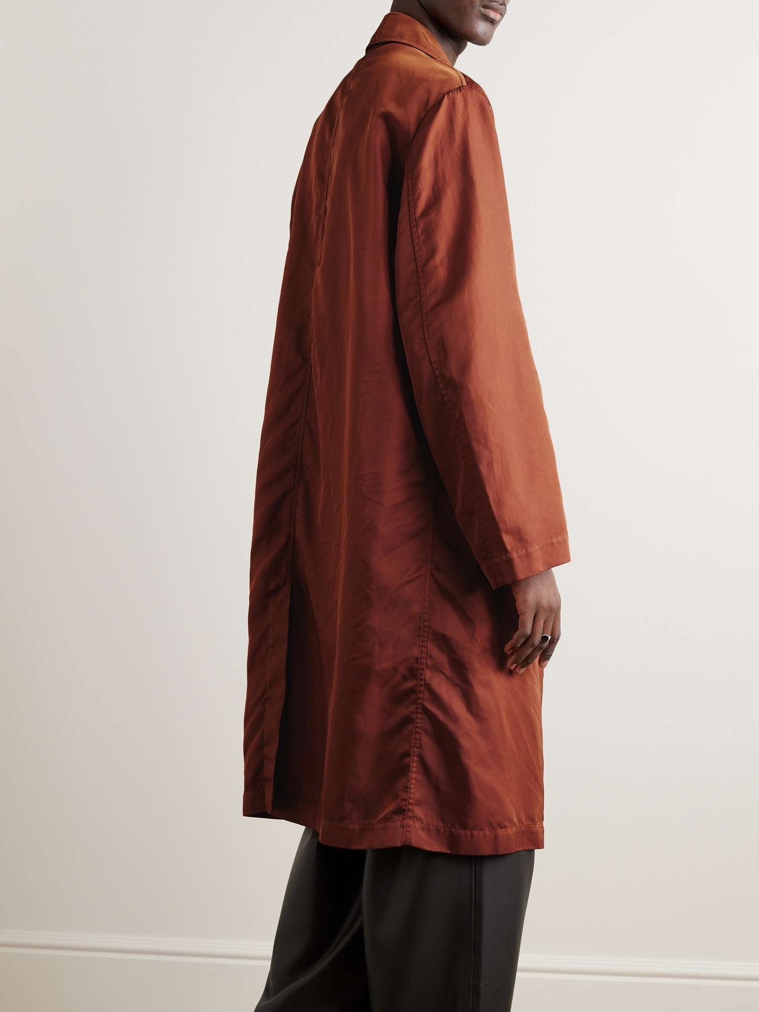 Garment-Dyed Gabardine Coat - 3