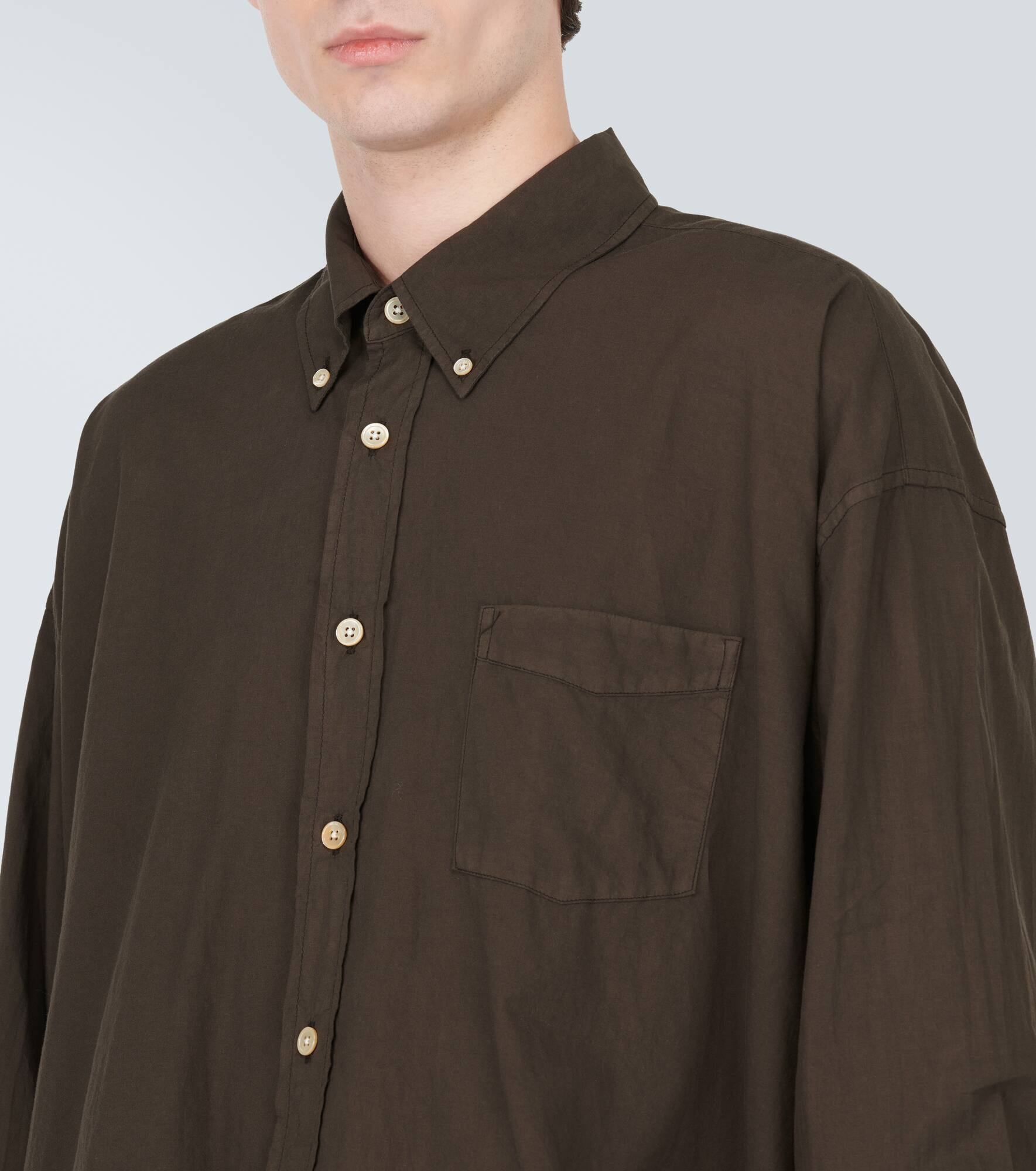 Borrowed cotton voile shirt - 5