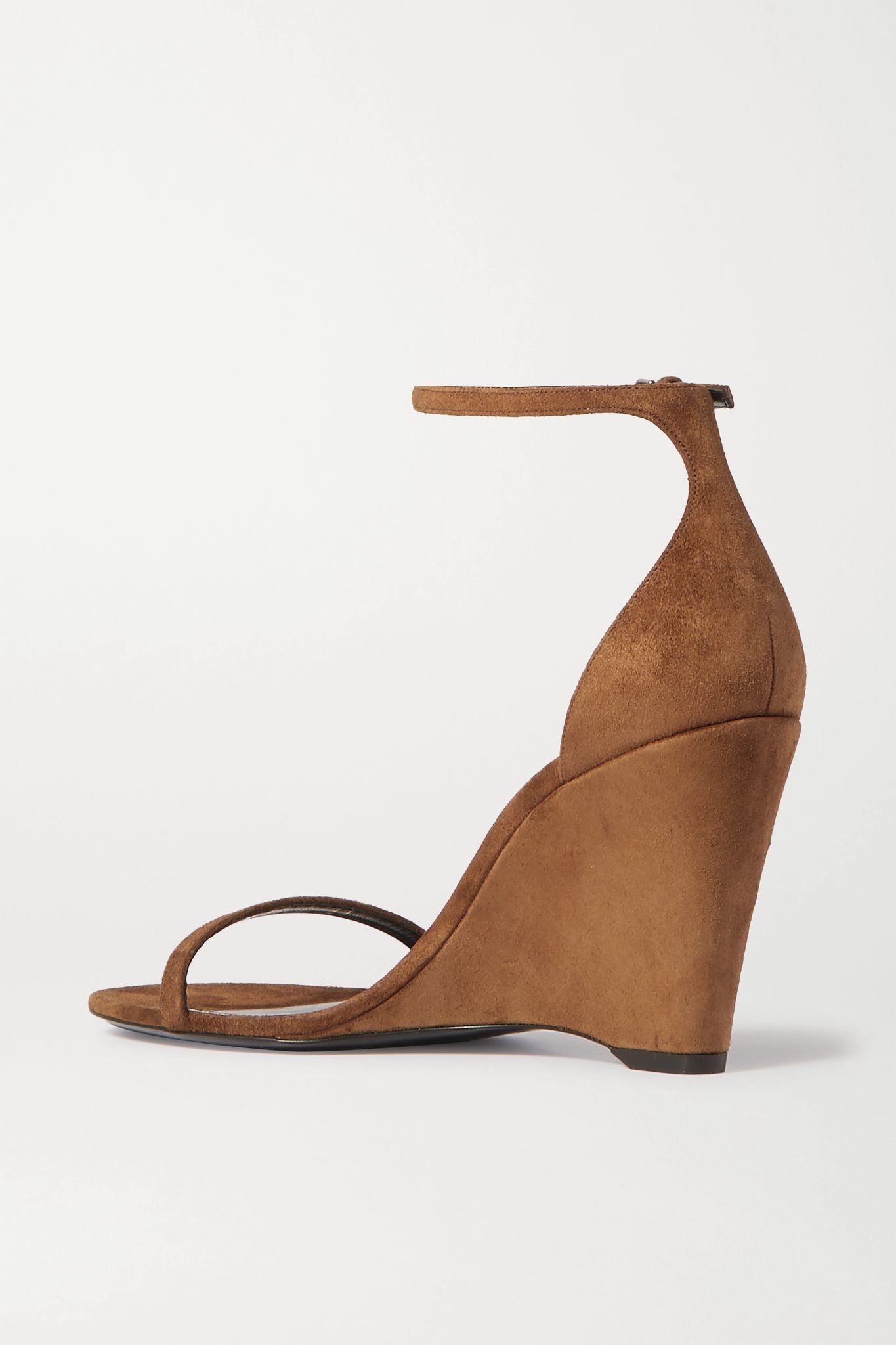 Bianca suede wedge sandals - 4