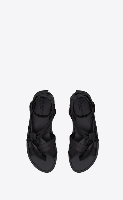 SAINT LAURENT nolan sandals in smooth leather outlook