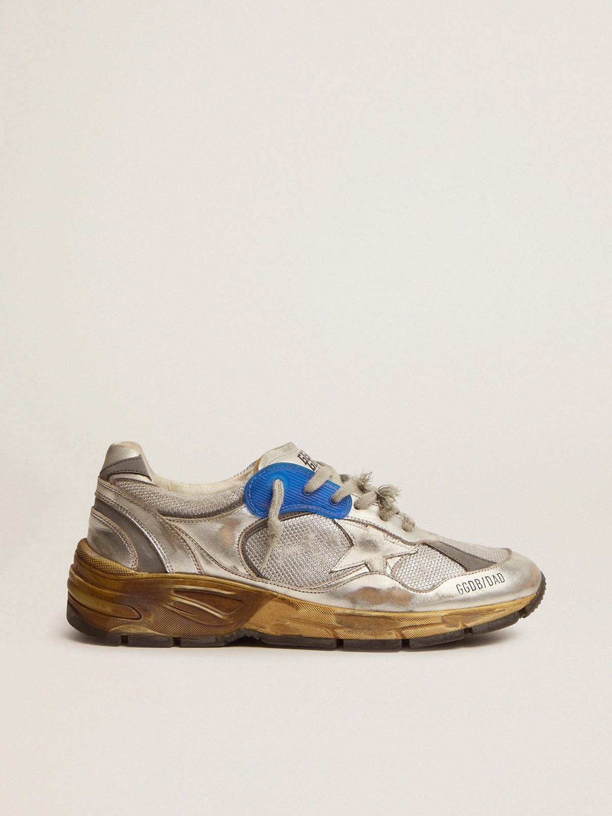 Women’s silver Dad-Star sneakers - 1