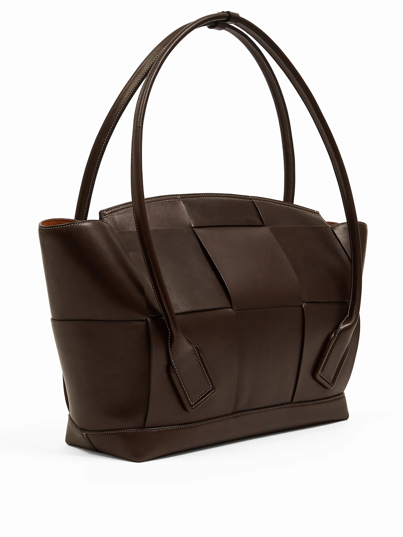 The Arco large Intrecciato leather bag - 4