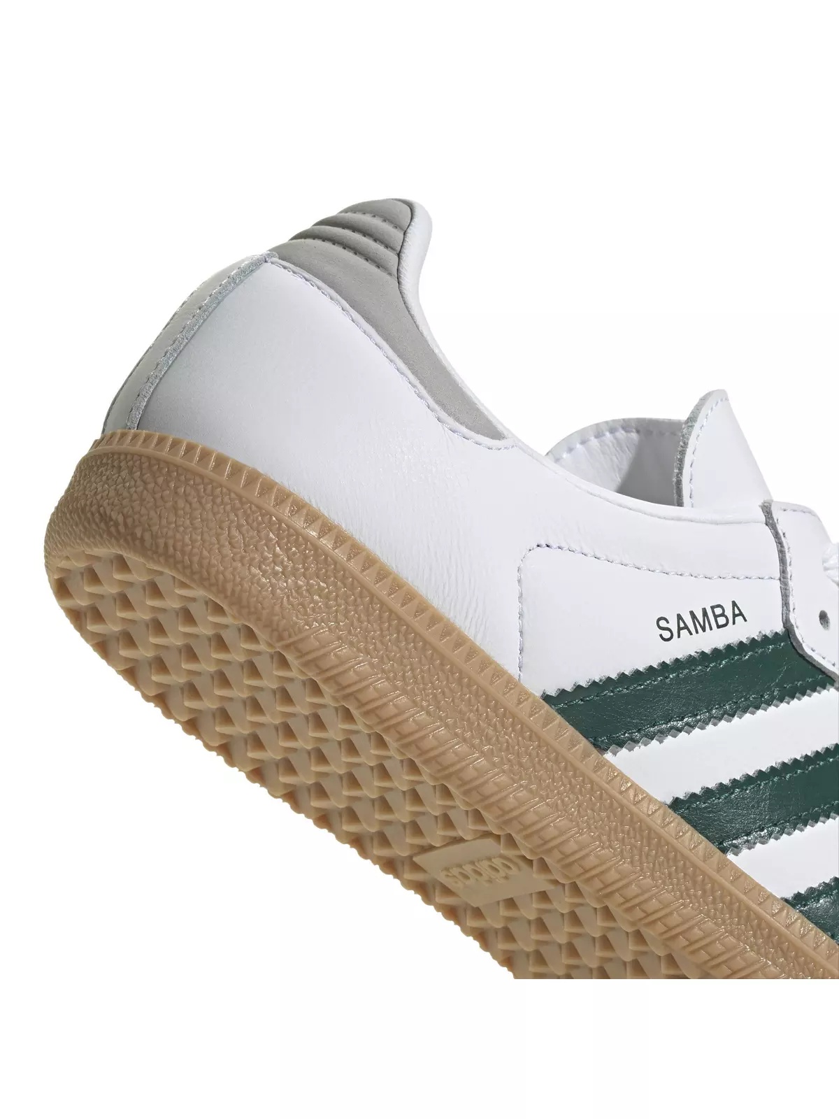 Originals Samba OG "Ftwr White/Collegiate Green/Grey Two" Women's Shoe - 8