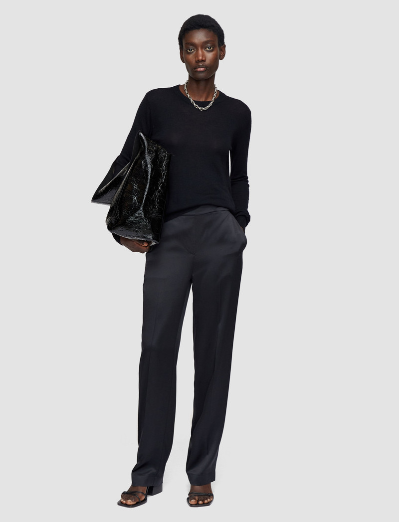 JOSEPH Silk Satin Tova Trousers outlook