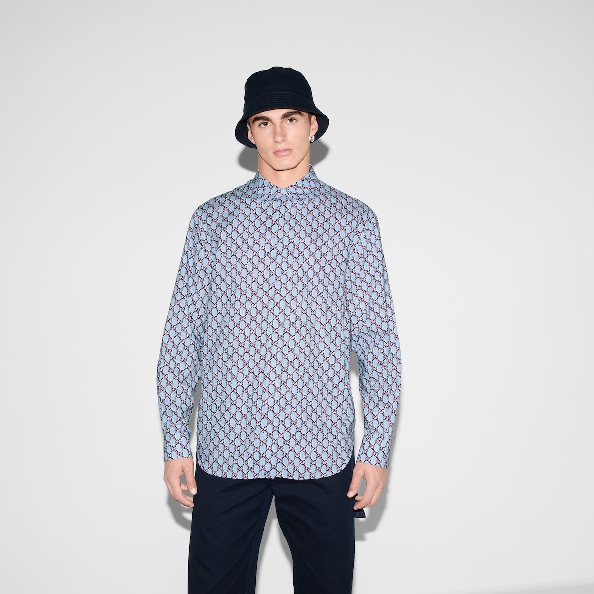 Printed cotton shirt - 3