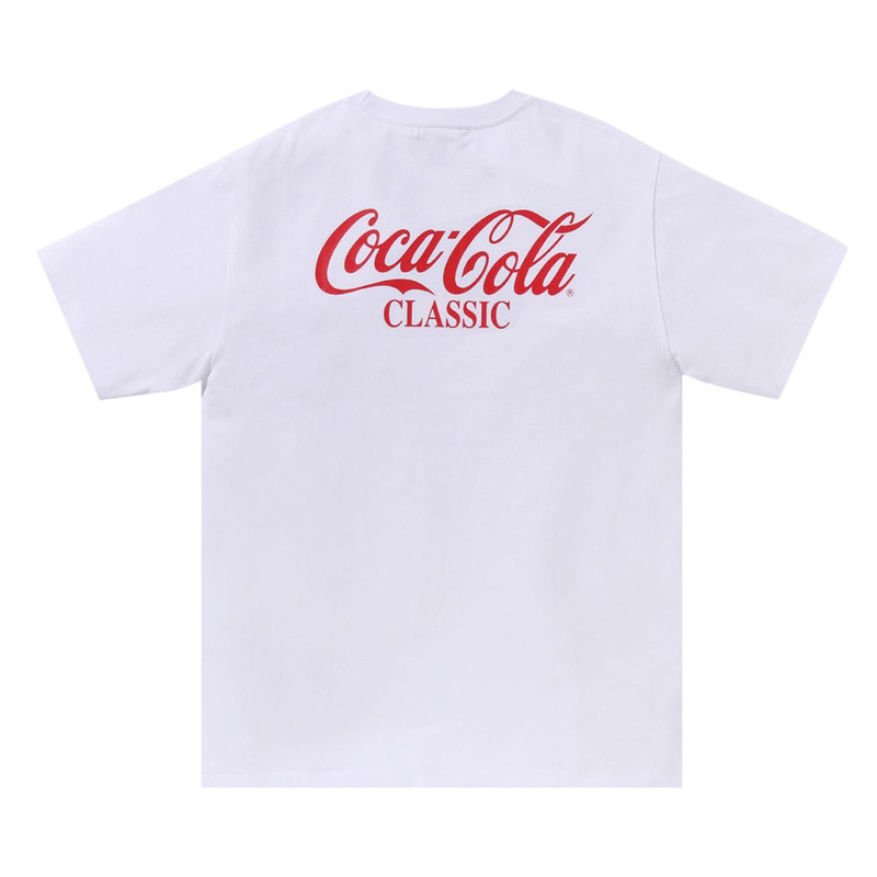 A BATHING APE® BAPE x Coca-Cola Ape Head Tee 'White' outlook