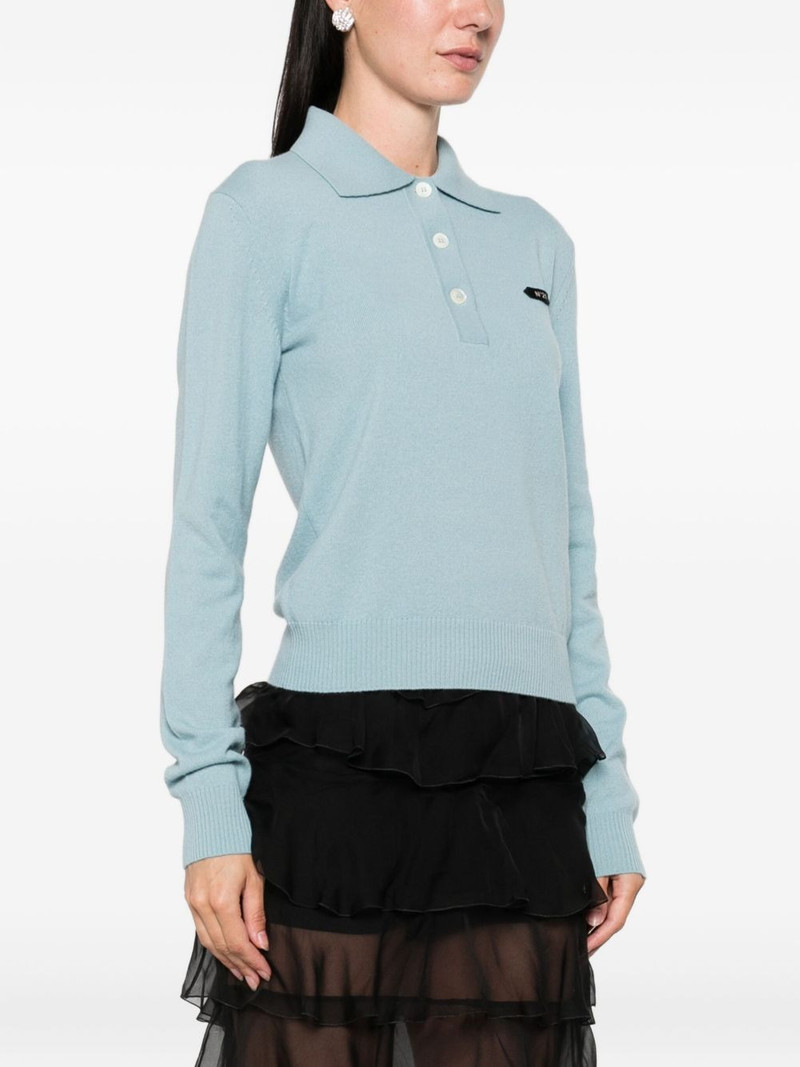 button-fastening polo top 3