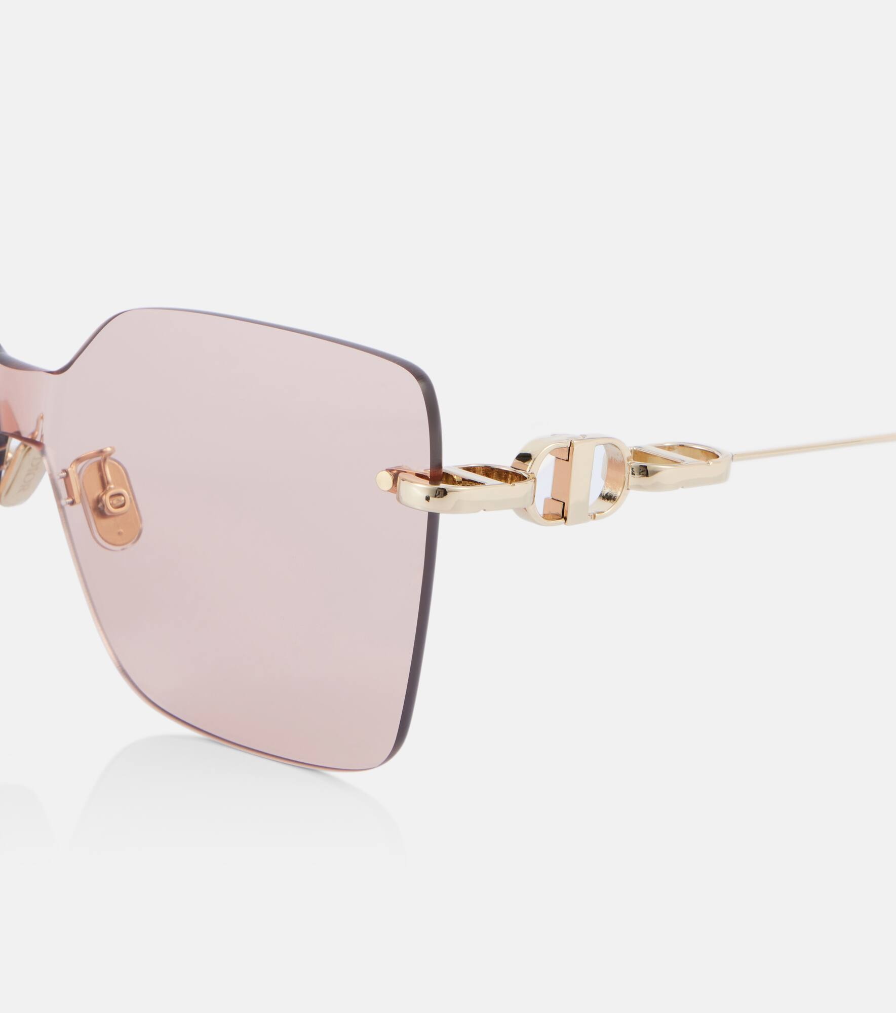 CD Chain M1U square sunglasses - 2