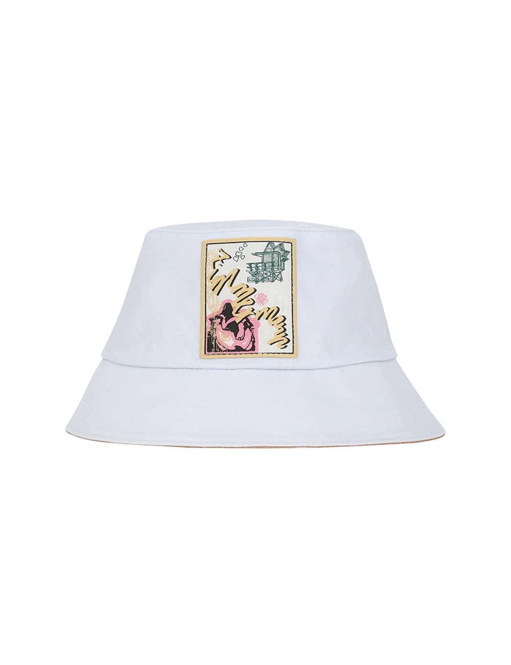 PRINTED CANVAS BUCKET HAT - 7