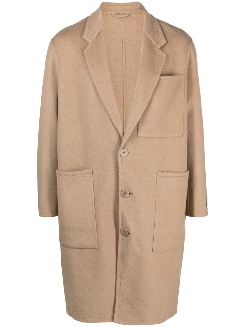 Archeology single-breasted wool coat - 1