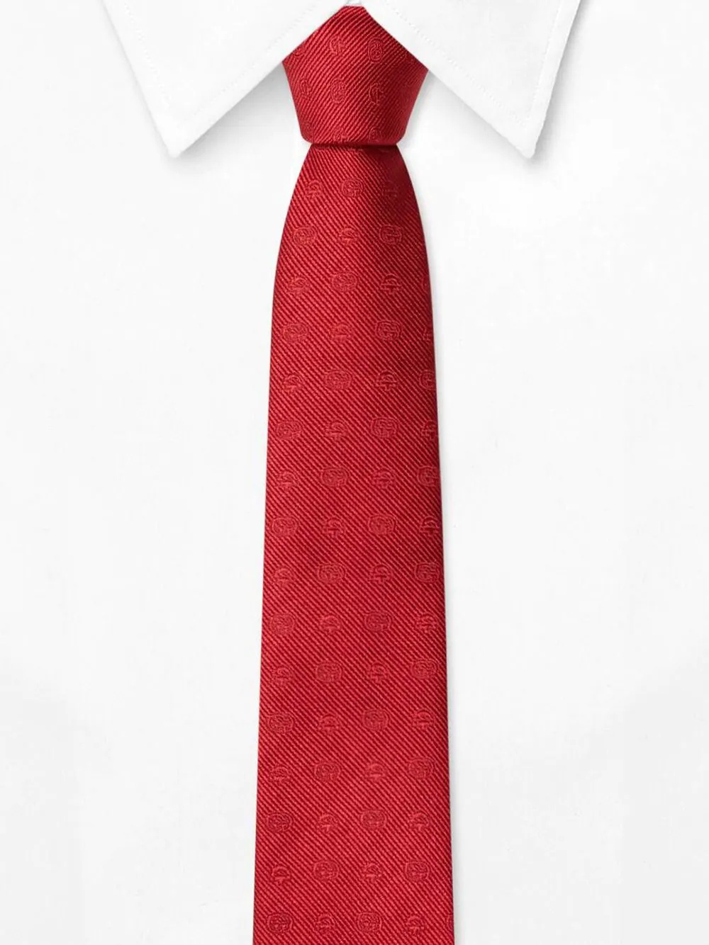 striped horsebit-print tie - 3