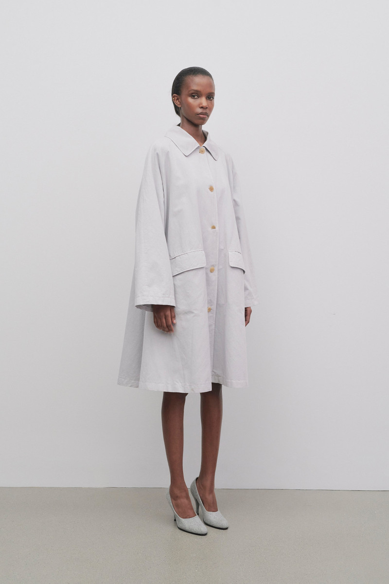 Garth Coat in Cotton and Linen 3