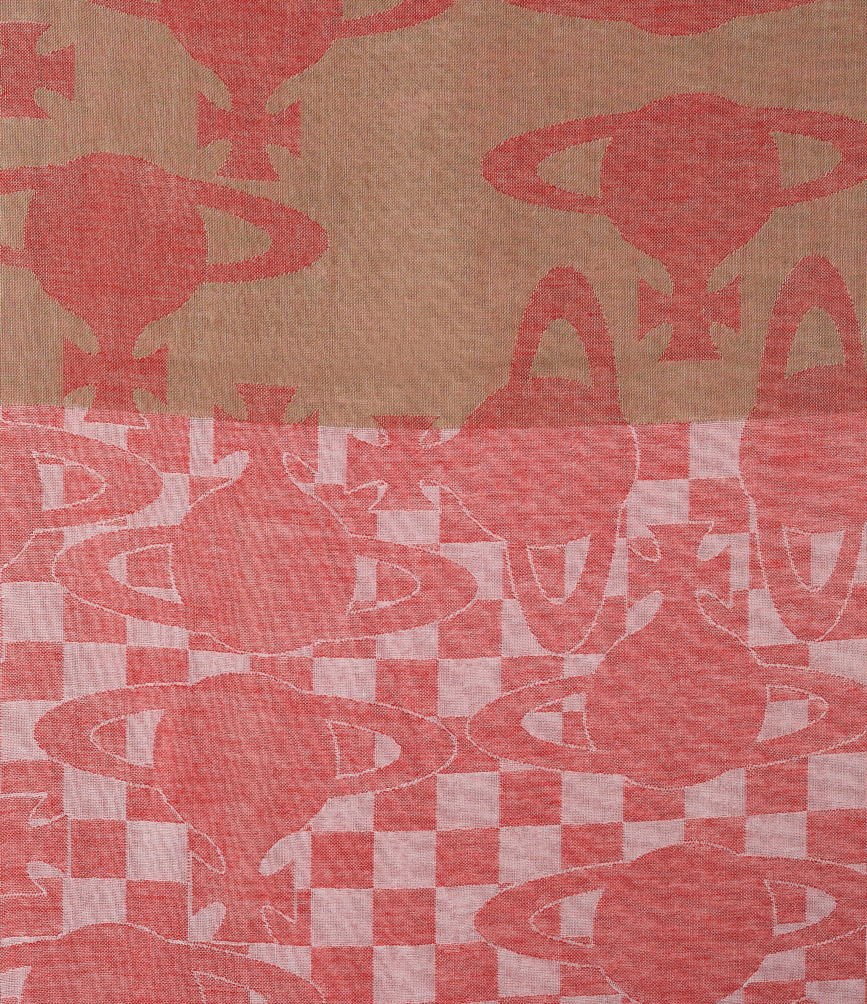 TWO POINTED SCARF - 2