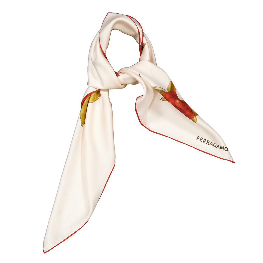 Ferragamo Blackberry Print Silk Scarf - 5