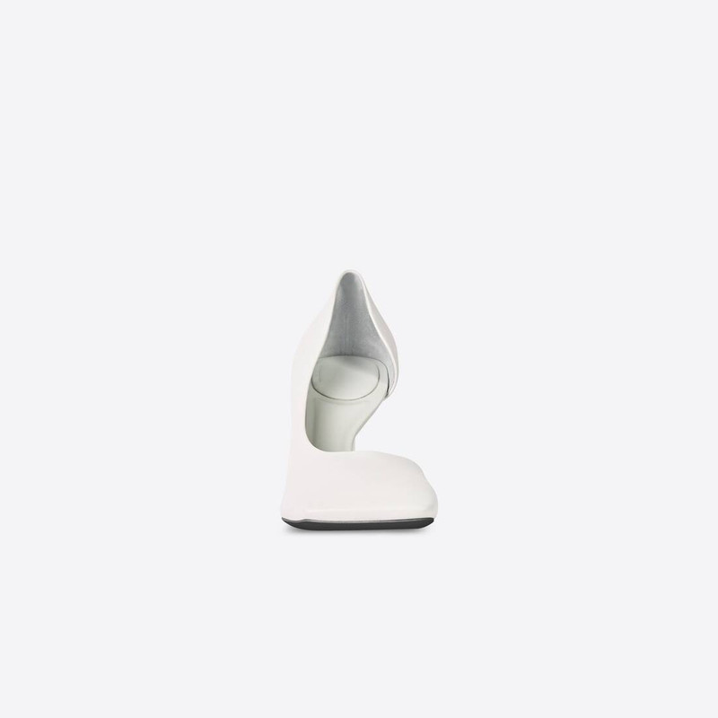 BALENCIAGA Women's Void 80mm D'orsay Pump in White outlook