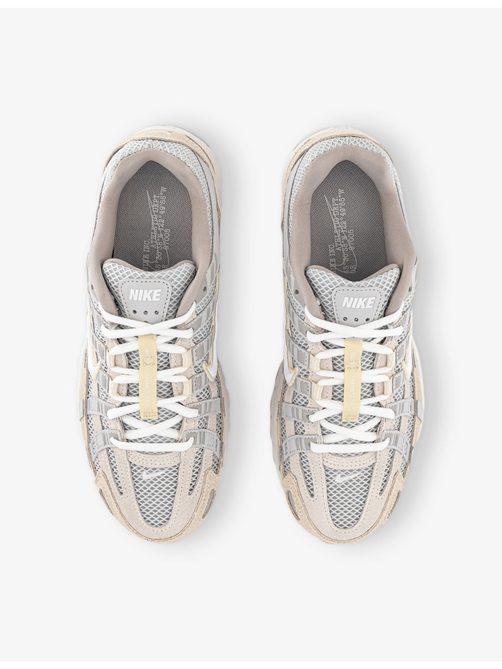 P-6000 Leather And Mesh Low-Top Trainers - 2
