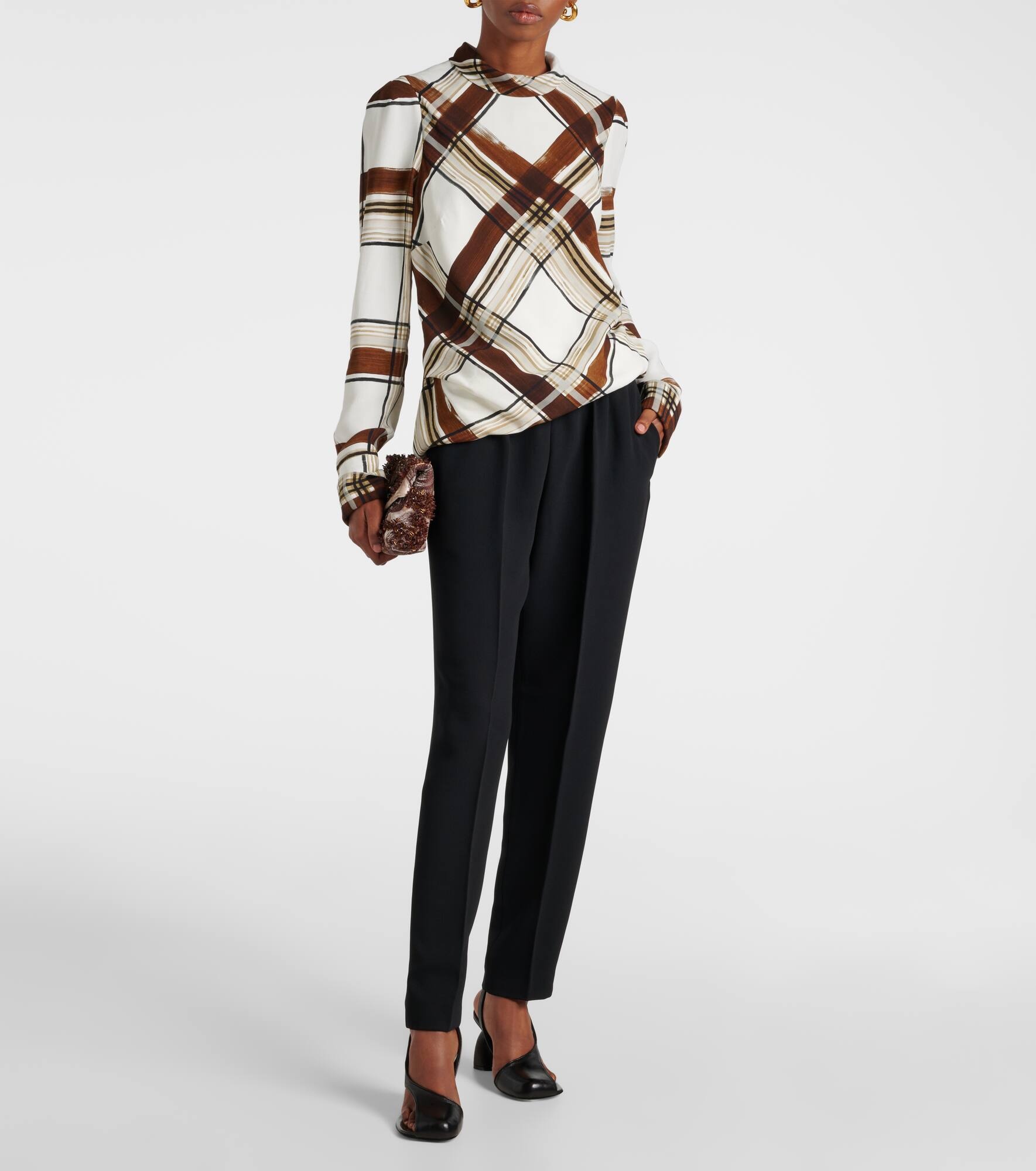 Pleated slim pants - 6