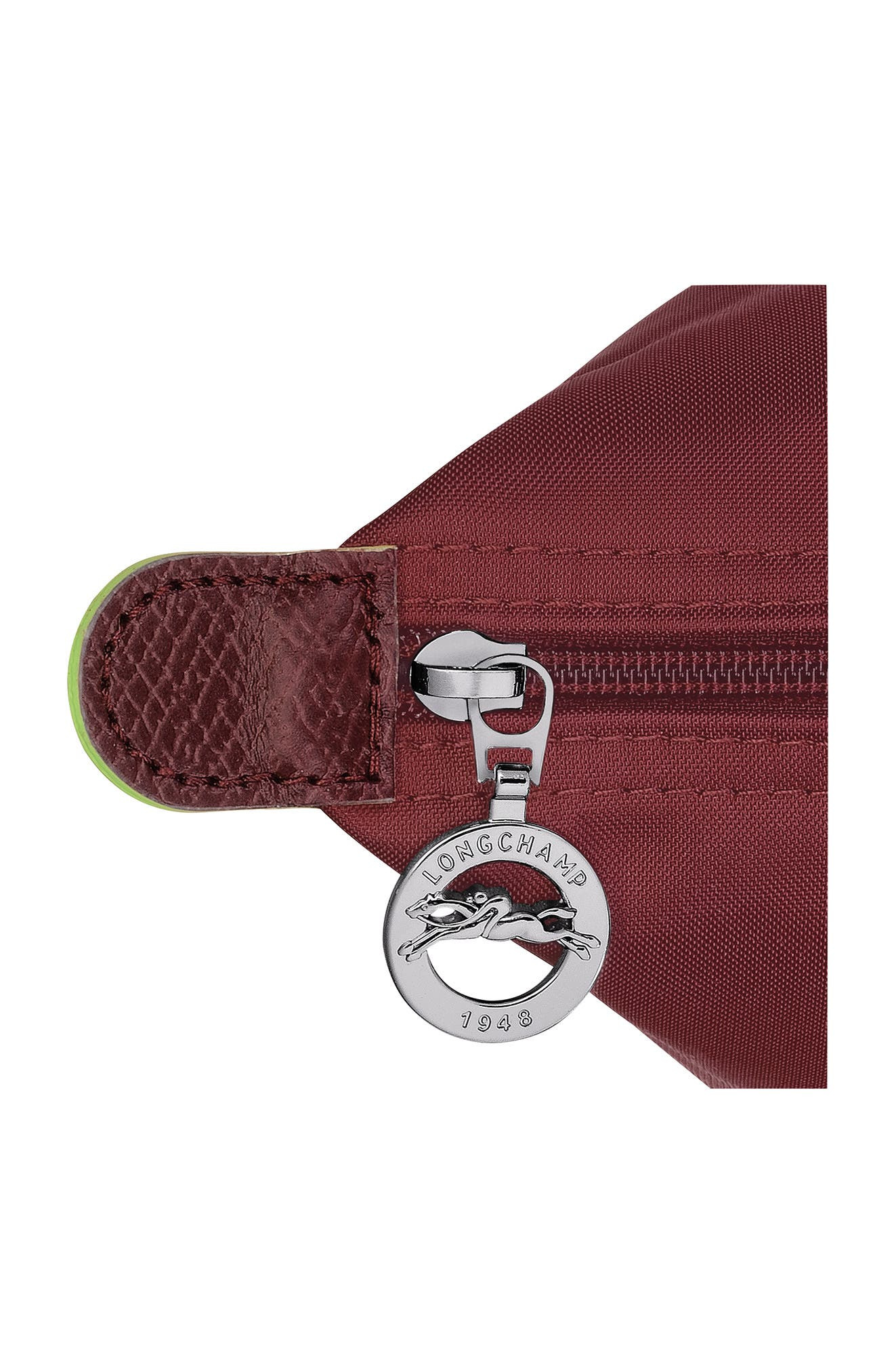 Longchamp Medium Le Pliage Green Recycled Canvas Shoulder Tote Bag in Pomegranate at Nordstrom - 6