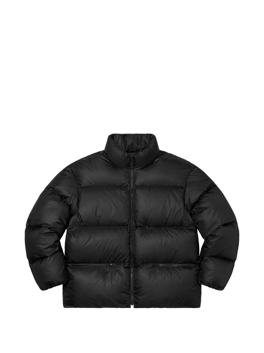 Yohji Yamamoto logo-print down jacket - 1