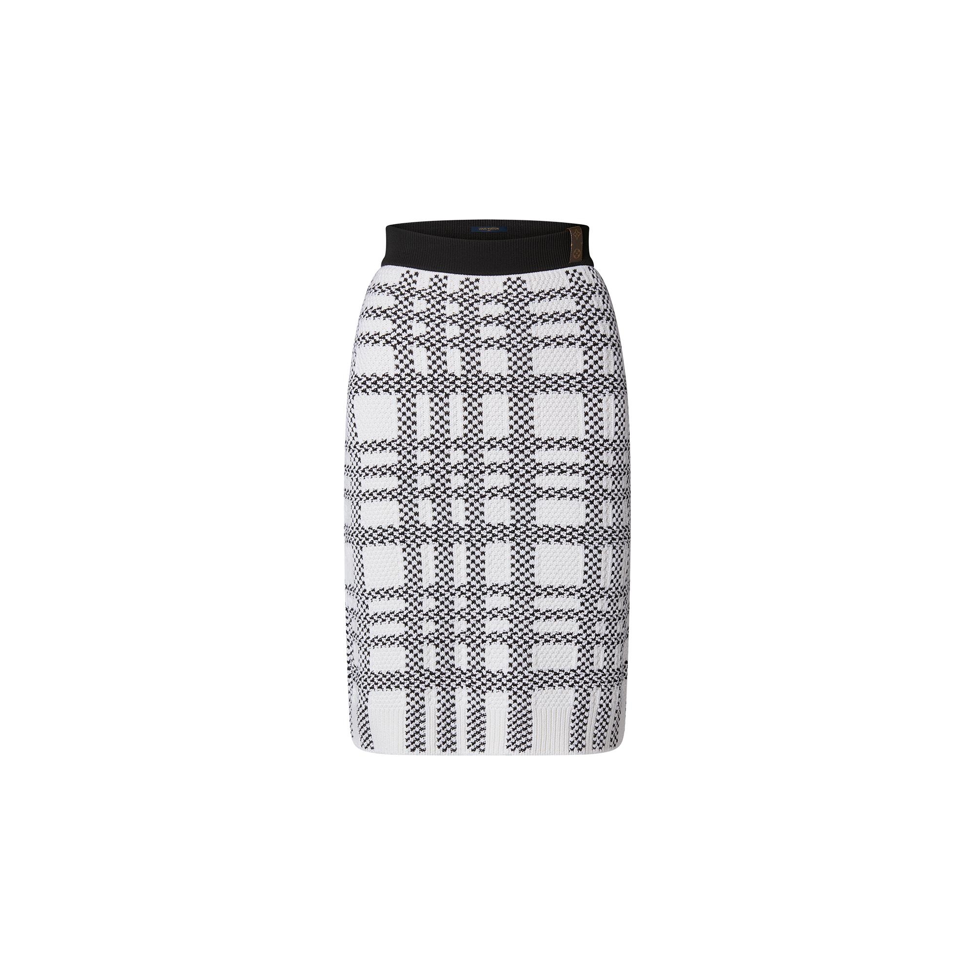 Graphic Knit Skirt - 1