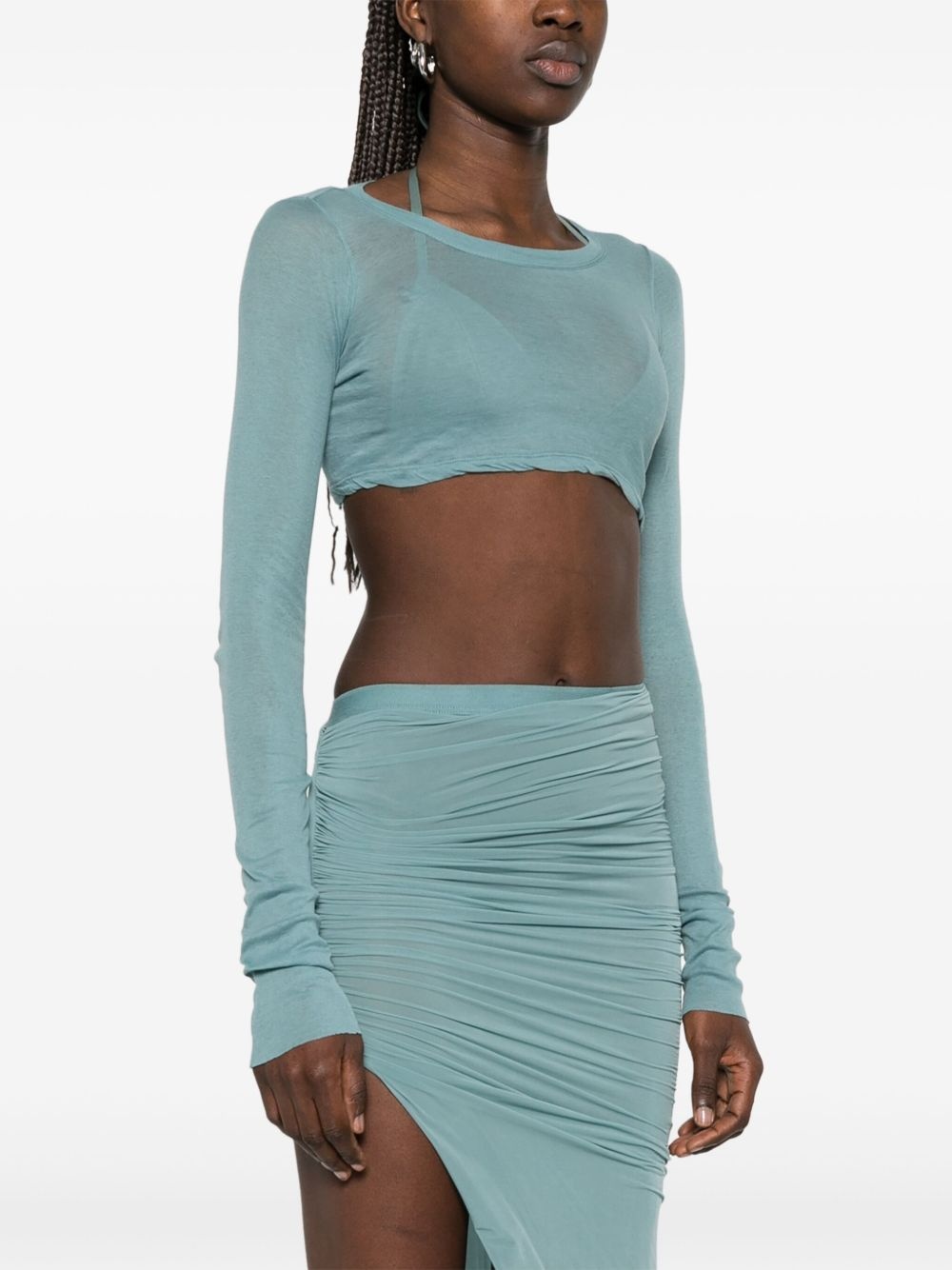 cropped T-shirt - 3