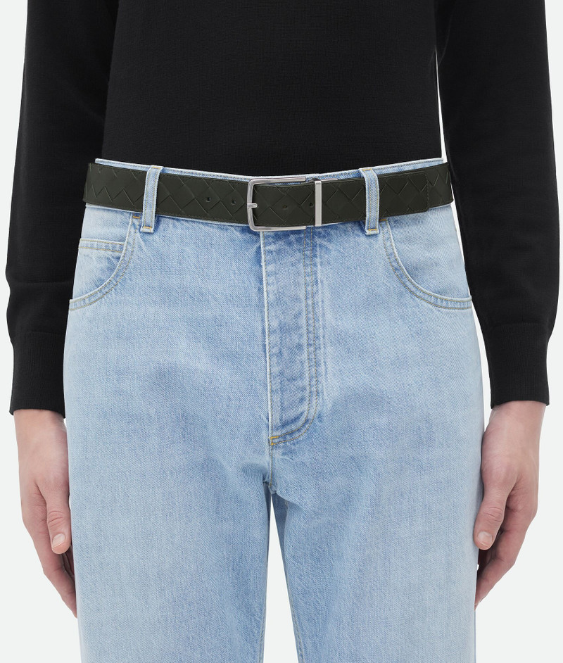 Bottega Veneta Intrecciato Reversible Belt outlook