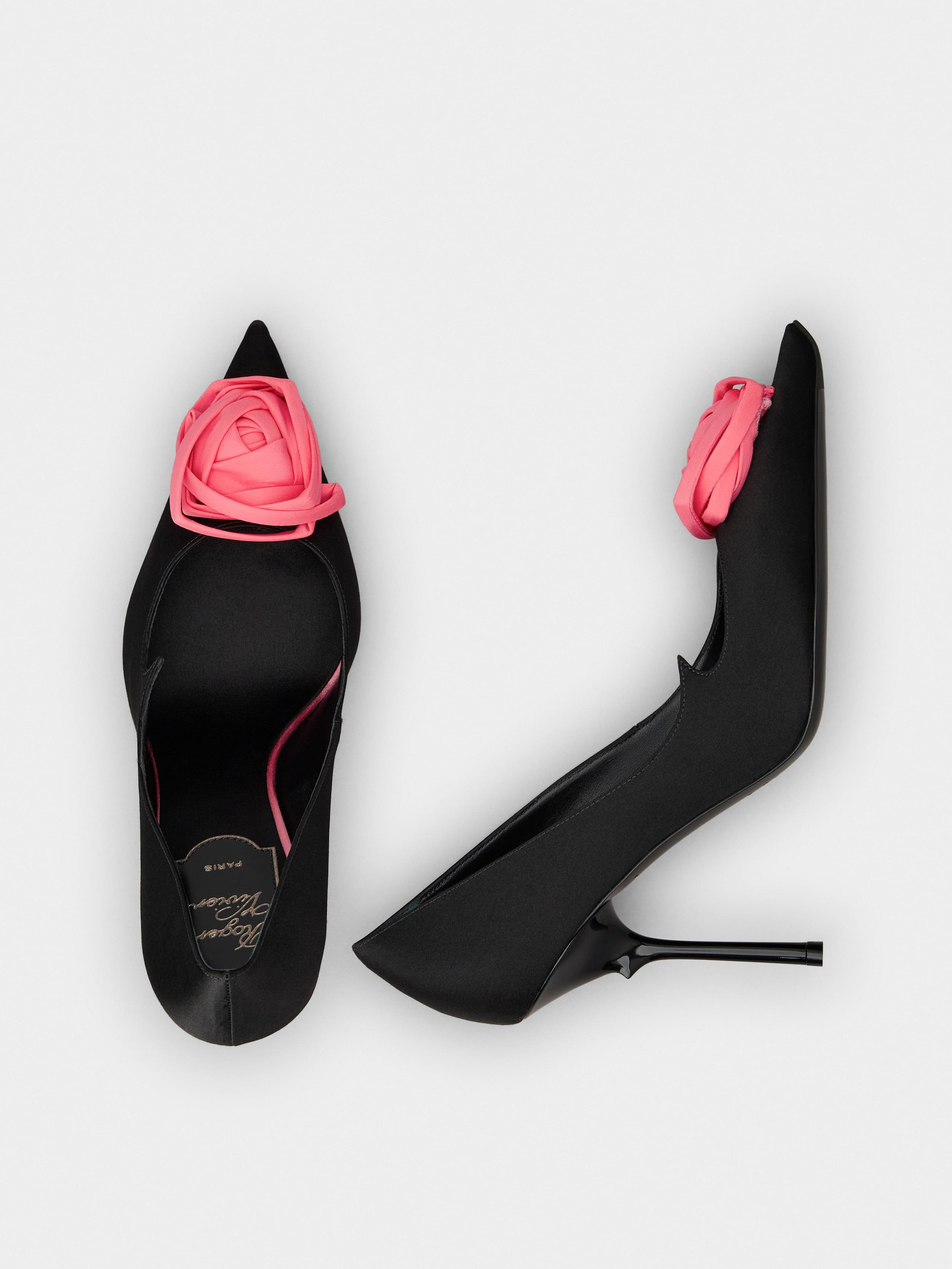 Rose Vivier Pumps in satin - 4