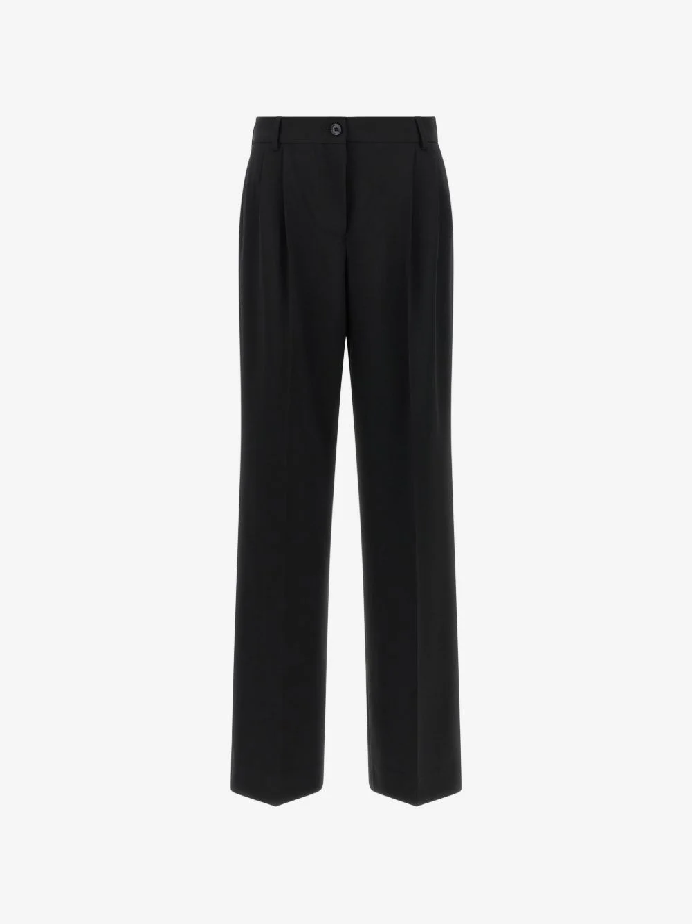 double-pleat flared trousers - 1