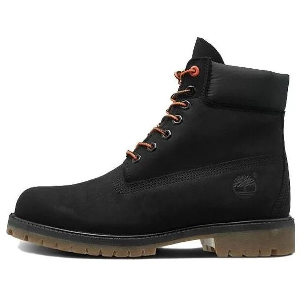 Timberland 6 Inch Premium Wide-Fit Boots 'Black Nubuck' A1U7M - 1
