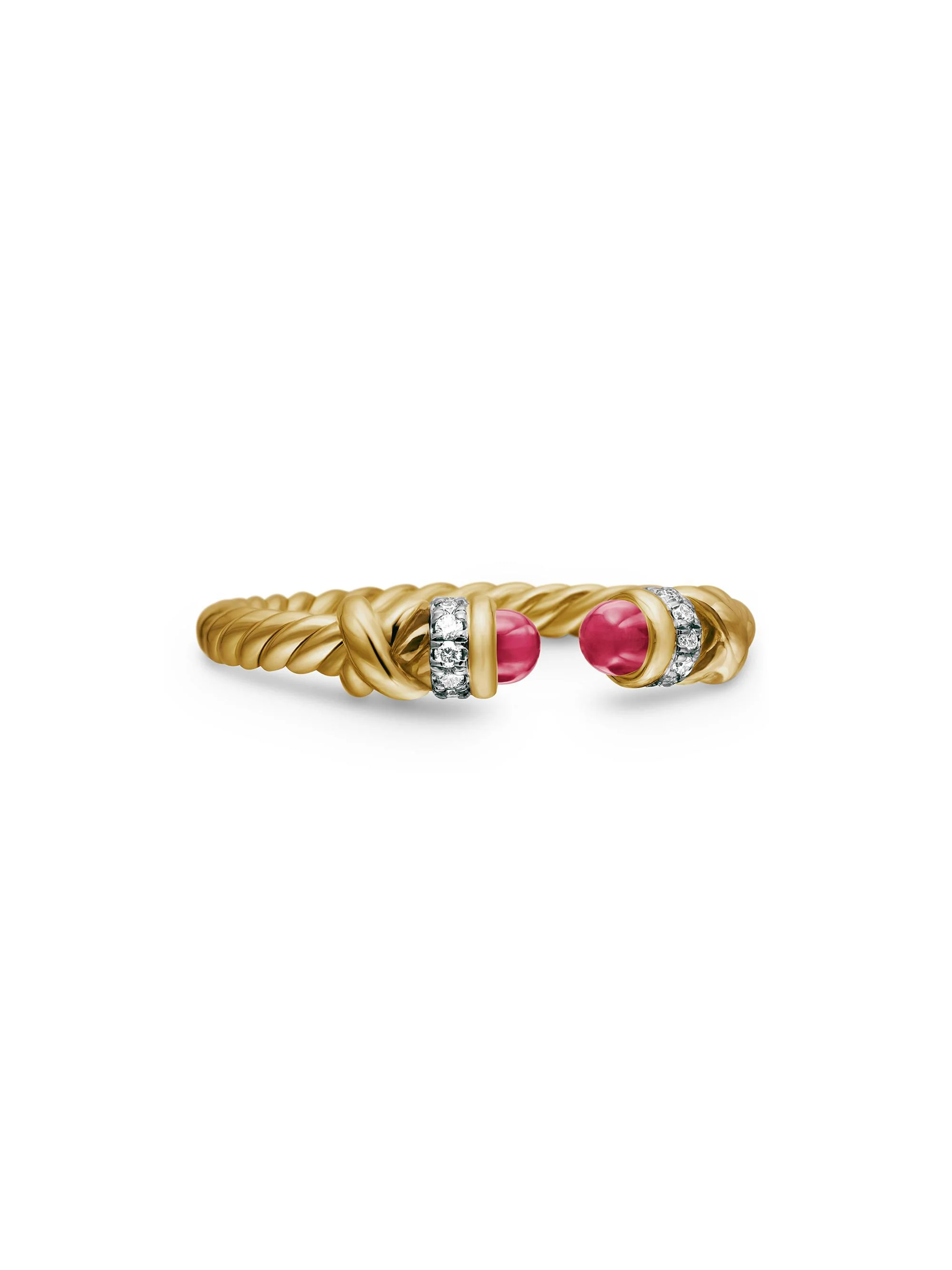 Women's Petite Helena Ring in 18K Yellow Gold - Ruby - 1