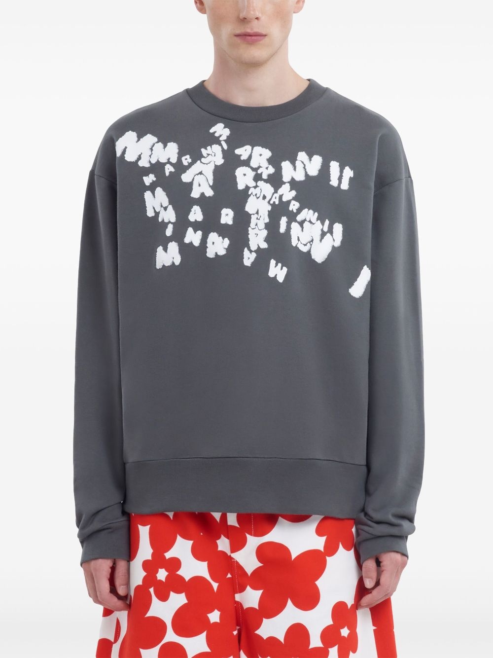 logo-print sweatshirt - 3