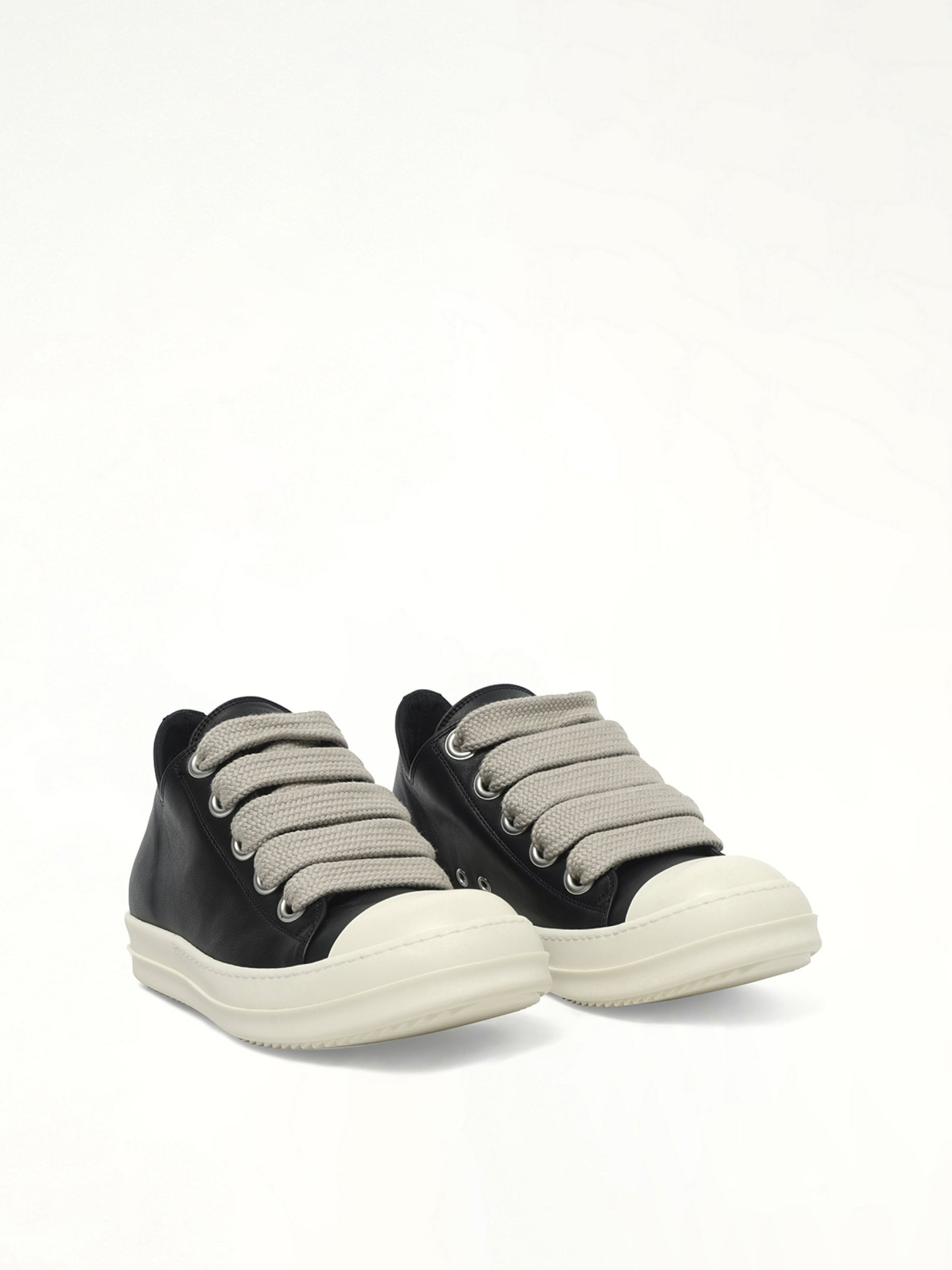 Jumbolace Low Sneaks in Black/Milk/Milk - 2