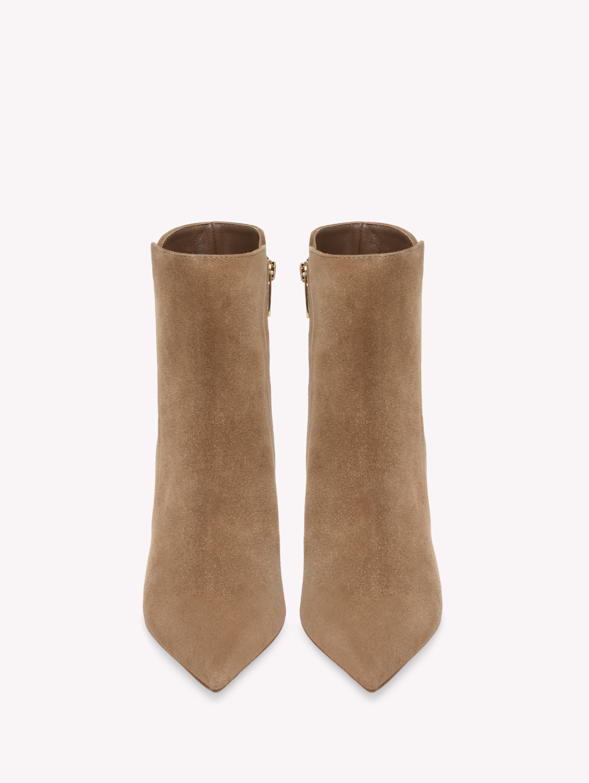 Gianvito Rossi Levy 55 Booties in Brown Suede at Nordstrom - 3