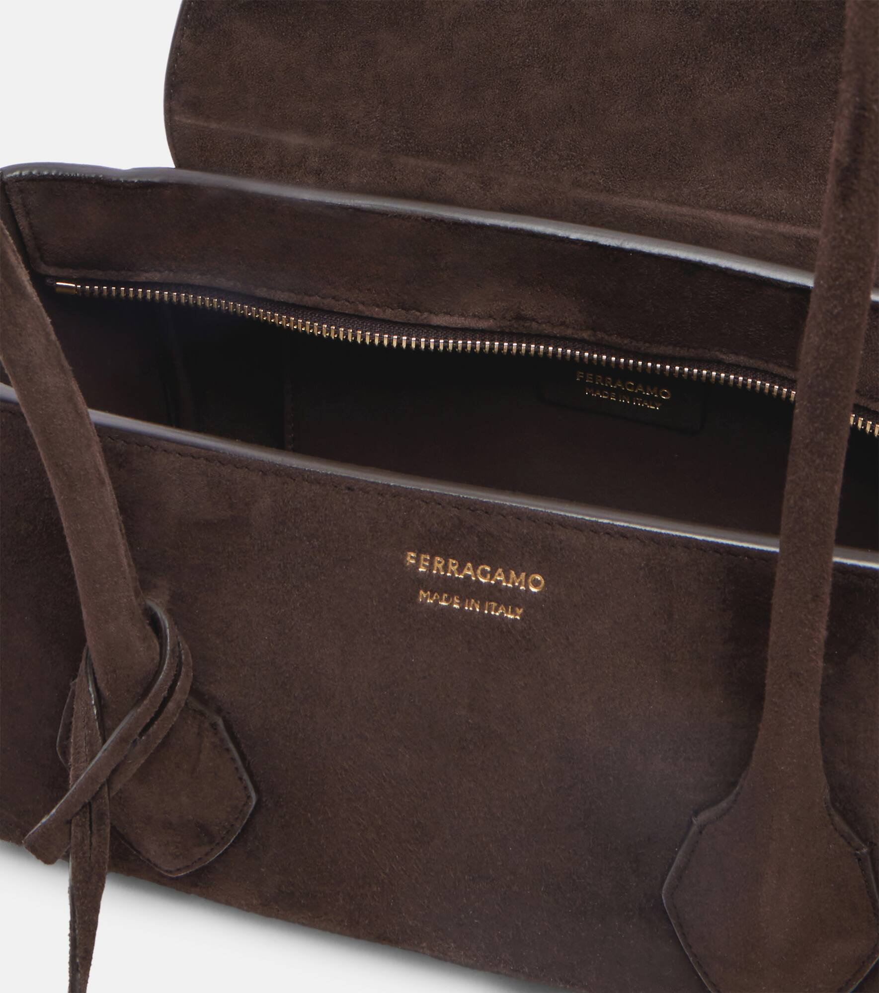 Firenze Small suede tote bag - 3