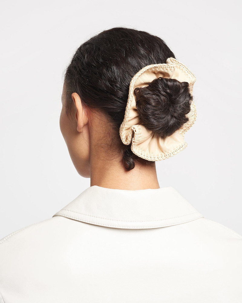 Nanushka Alt-Leather Scrunchie outlook
